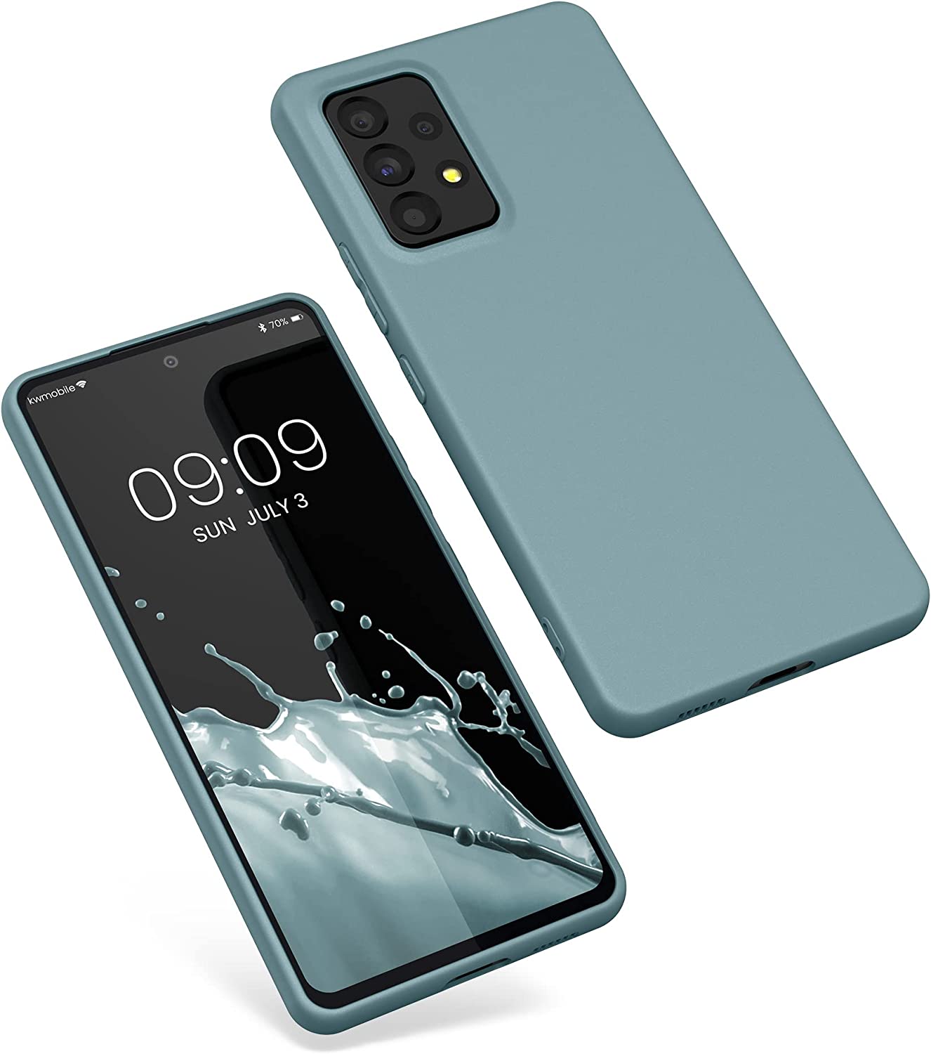 KW Samsung Galaxy A53 5G Θήκη Σιλικόνης TPU - Arctic Night - 57808.207