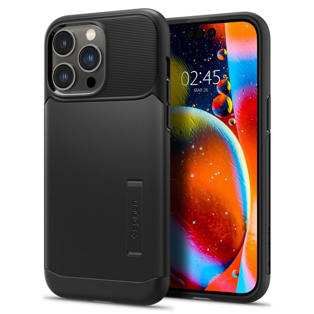 Spigen iPhone 14 Pro Slim Armor Σκληρή Θήκη - Black