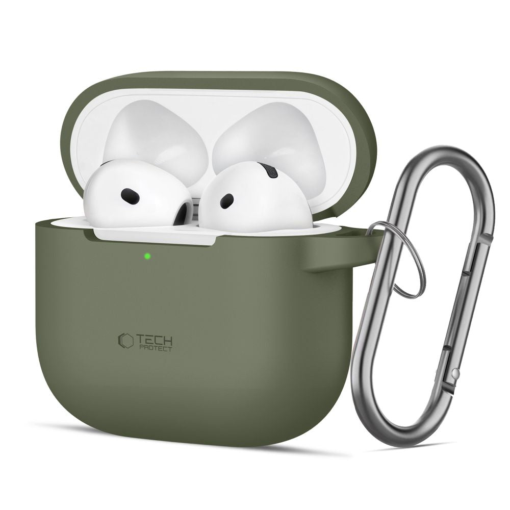 Tech - Protect AirPods 4 Θήκη Σιλικόνης - Silicone Hook - Olive Green