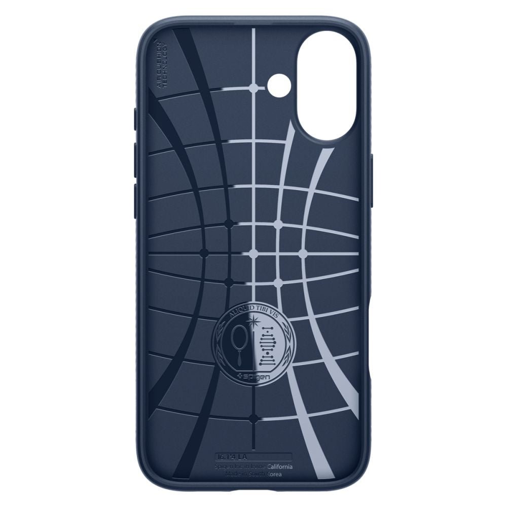 Spigen iPhone 16 Liquid Air Θήκη Σιλικόνης - Navy Blue