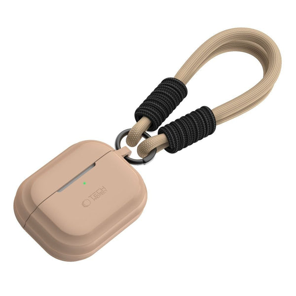 Tech - Protect AirPods Pro 1 / 2 Θήκη Σιλικόνης - Silicone Rope - Caffe Latte