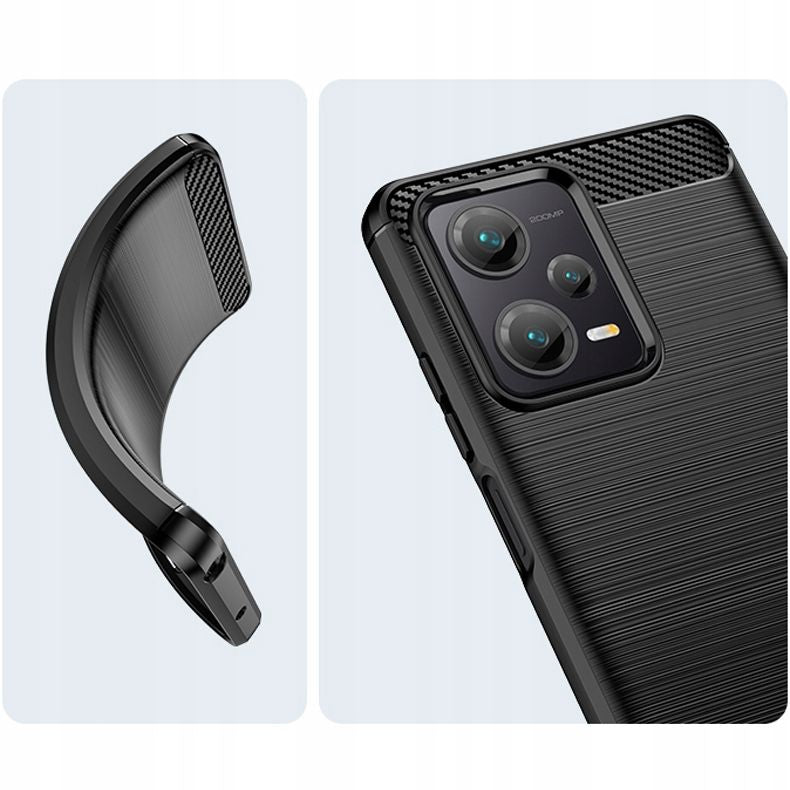 Tech - Protect Xiaomi Redmi Note 12 5G / Xiaomi Poco X5 5G Θήκη Rugged Carbon TPU - Black