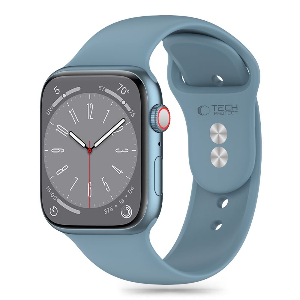 Tech - Protect Λουράκι Apple Watch 4/5/6/7/8/9/10/11 - SE (1/2/3) - ULTRA (1/2/3) - 44/45/46/49mm Silicone Σιλικόνης - Winter Blue