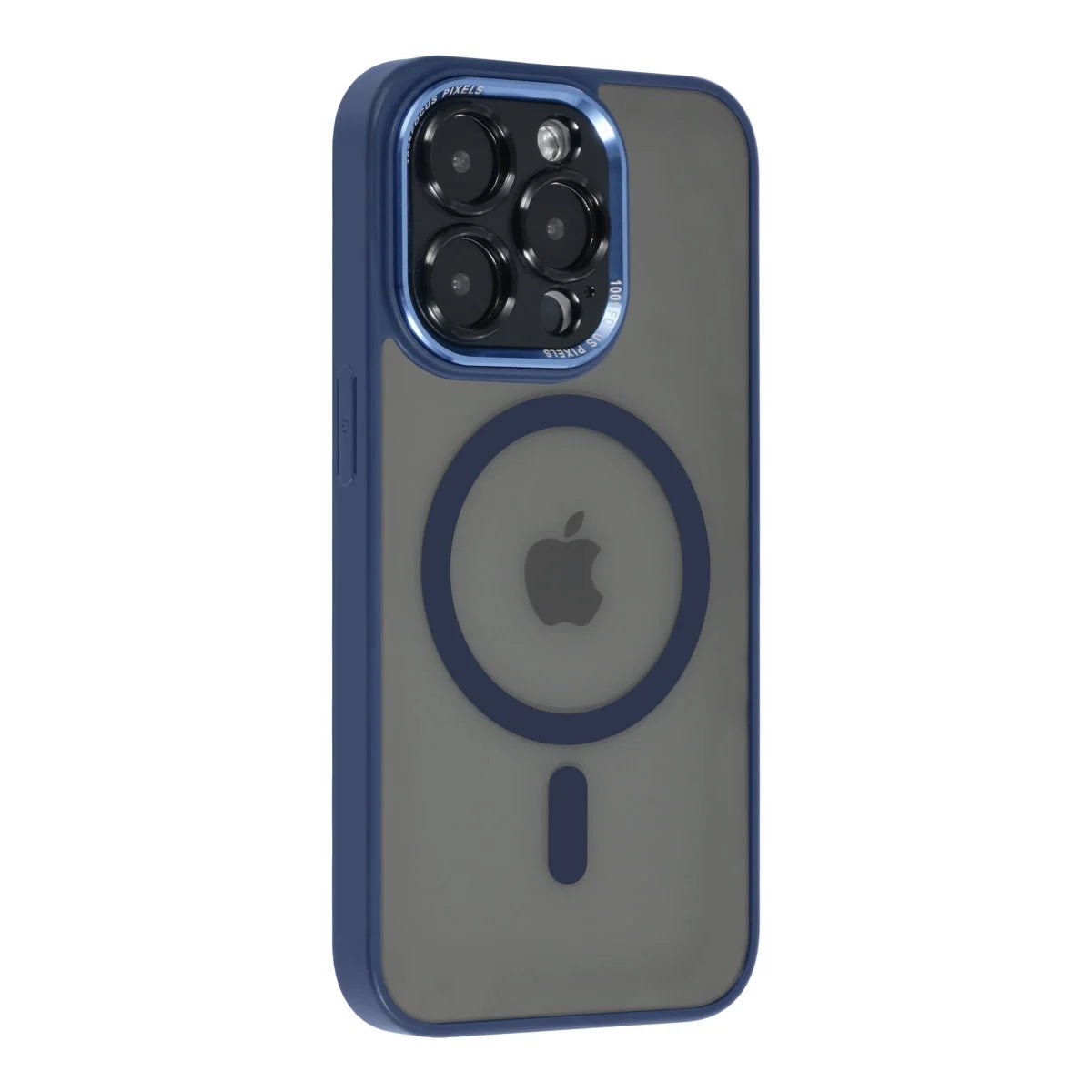 Tuniq iPhone 15 Pro - MagSafe Σκληρή Θήκη με Πλαίσιο Σιλικόνης - Μπλε Ματ
