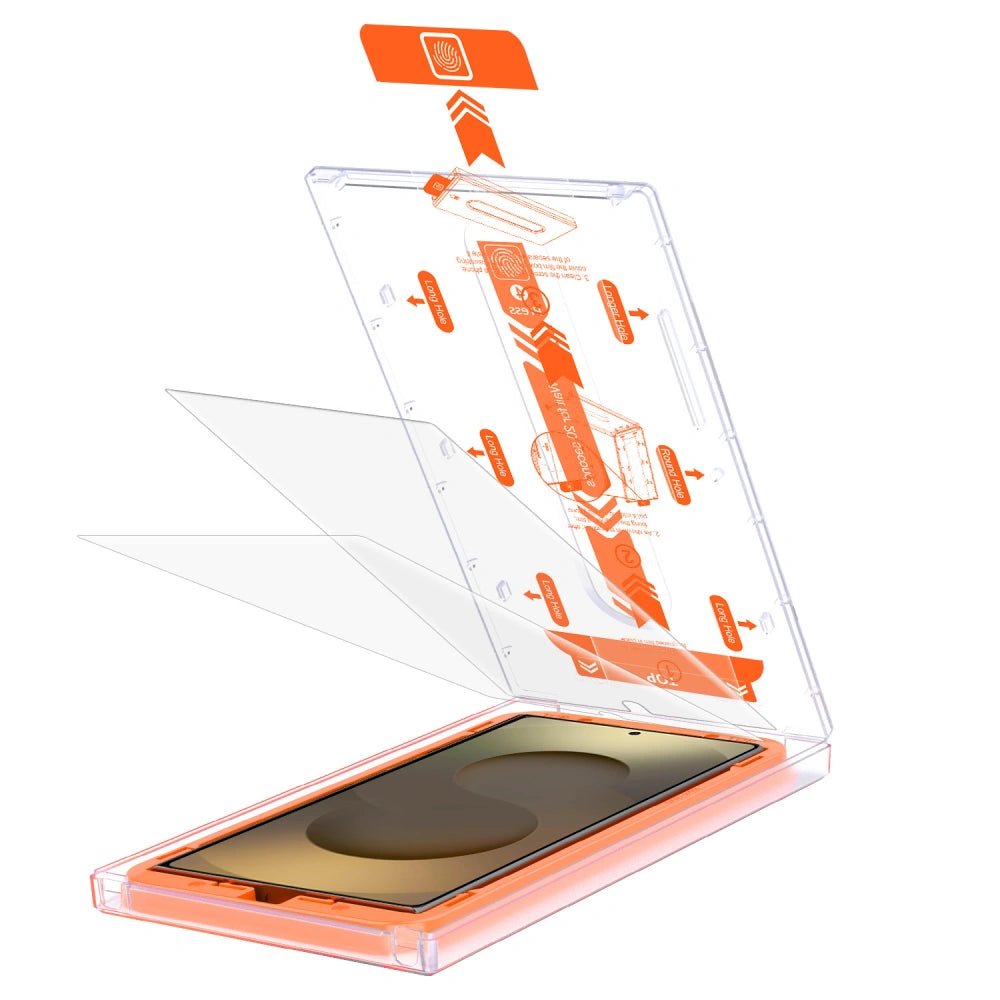 Tech - Protect Samsung Galaxy S25 Ultra - Quick Set+ - Σετ με 2 Αντιχαρακτικά Γυαλιά Οθόνης και Οδηγό Τοποθέτησης - Διάφανα