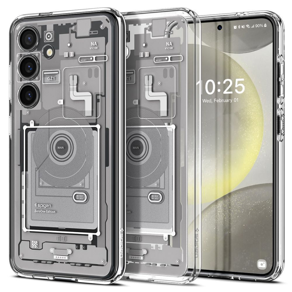 Spigen Samsung Galaxy S24 - Ultra Hybrid Σκληρή Θήκη με Πλαίσιο Σιλικόνης - Zero One White