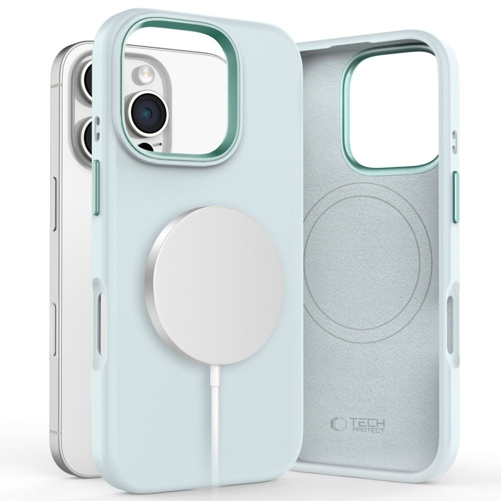Tech - Protect iPhone 16 Pro Max Silicone Pure Θήκη Σιλικόνης TPU με MagSafe - Sky Blue