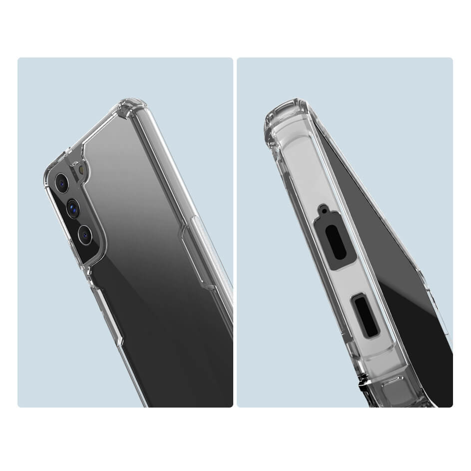 Nillkin Samsung Galaxy S22 Nature Pro - Σκληρή Θήκη με Πλαίσιο Σιλικόνης - Διάφανη