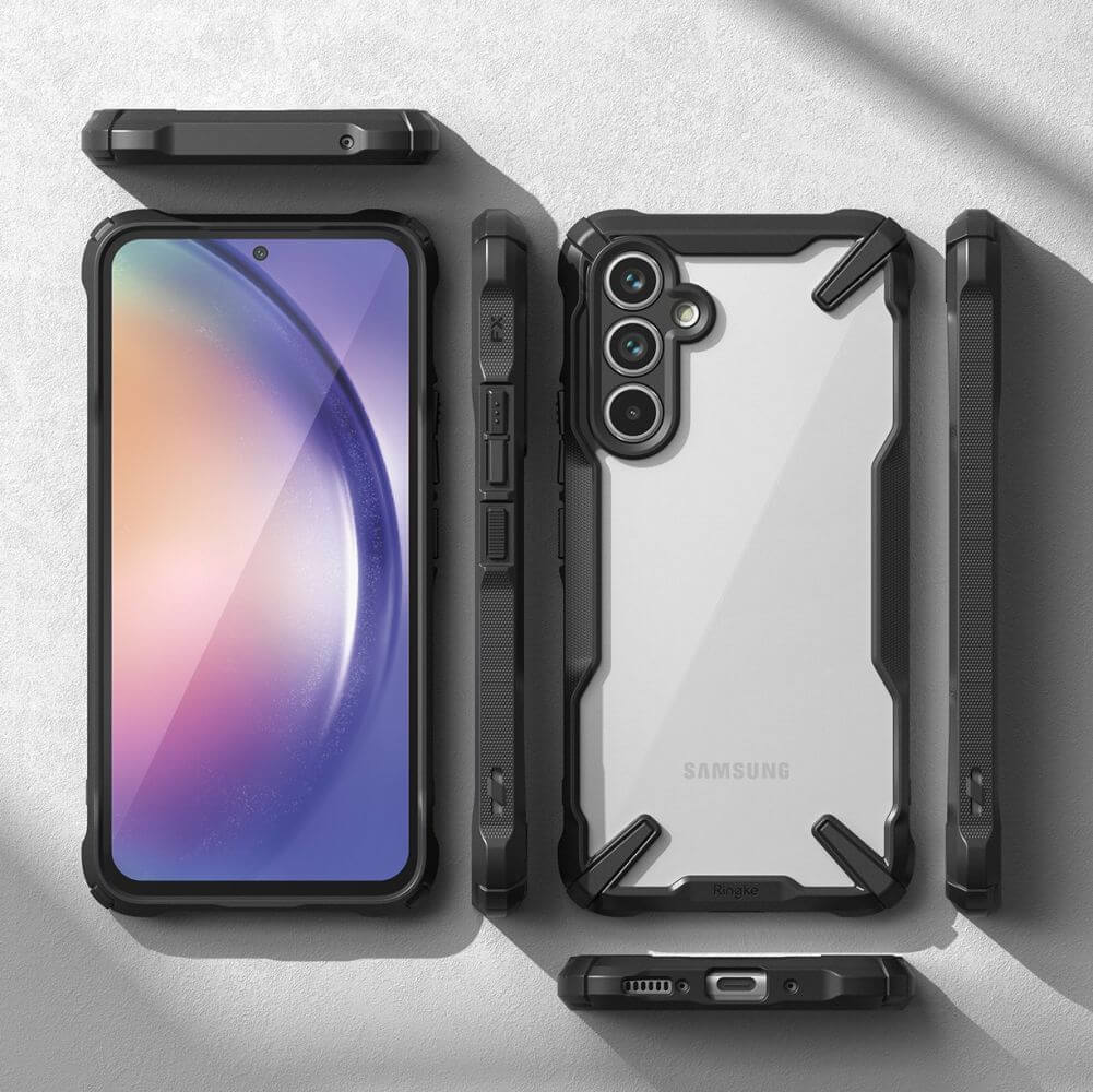 Ringke Samsung Galaxy A54 5G Fusion X Σκληρή Θήκη με Πλαίσιο Σιλικόνης - Black