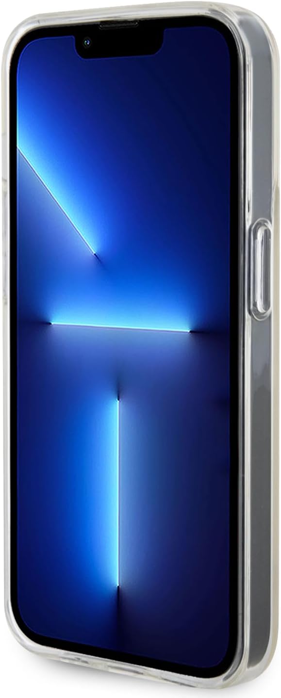 Guess iPhone 15 Pro Max IML Faceted Mirror Disco Iridescent Σκληρή Θήκη με Πλαίσιο Σιλικόνης - Pink - GUHCP15XHDECMP
