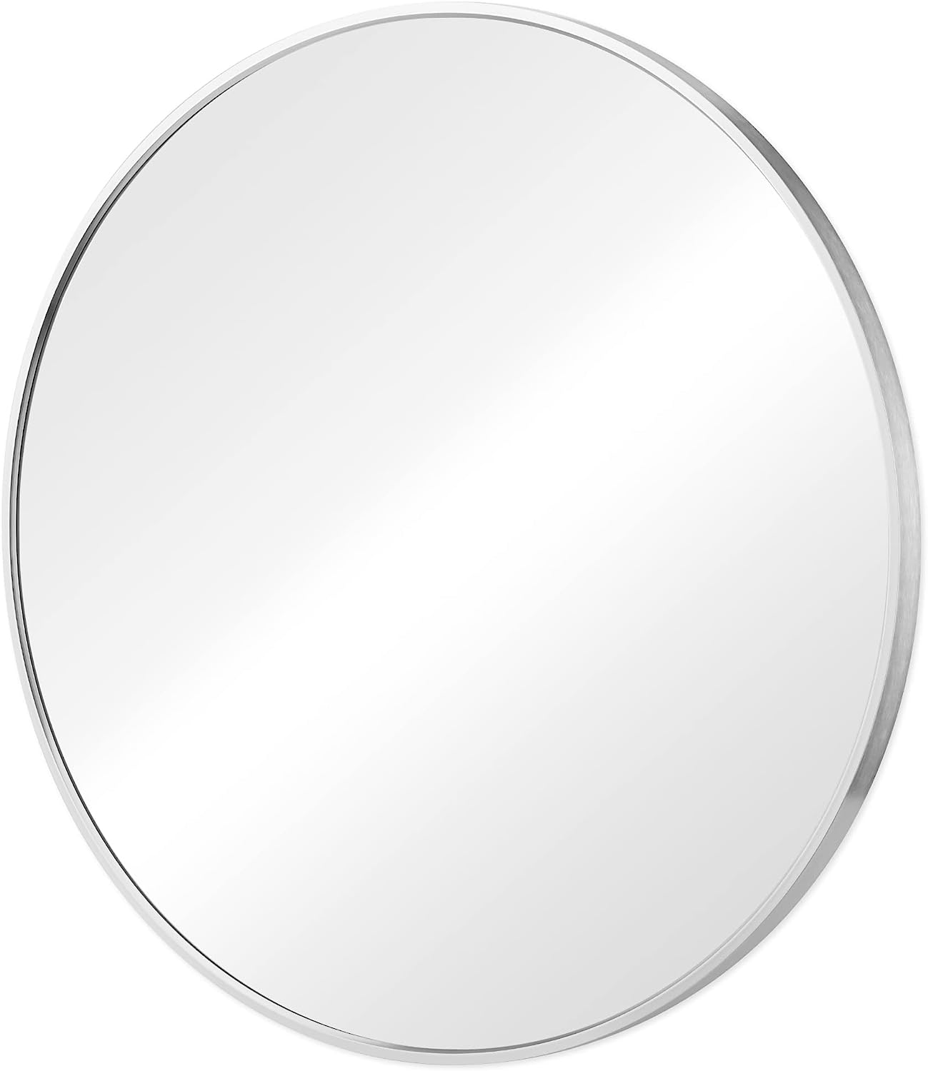 Navaris Στρογγυλός Καθρέπτης Τοίχου - 60 cm - Silver - 60870.35