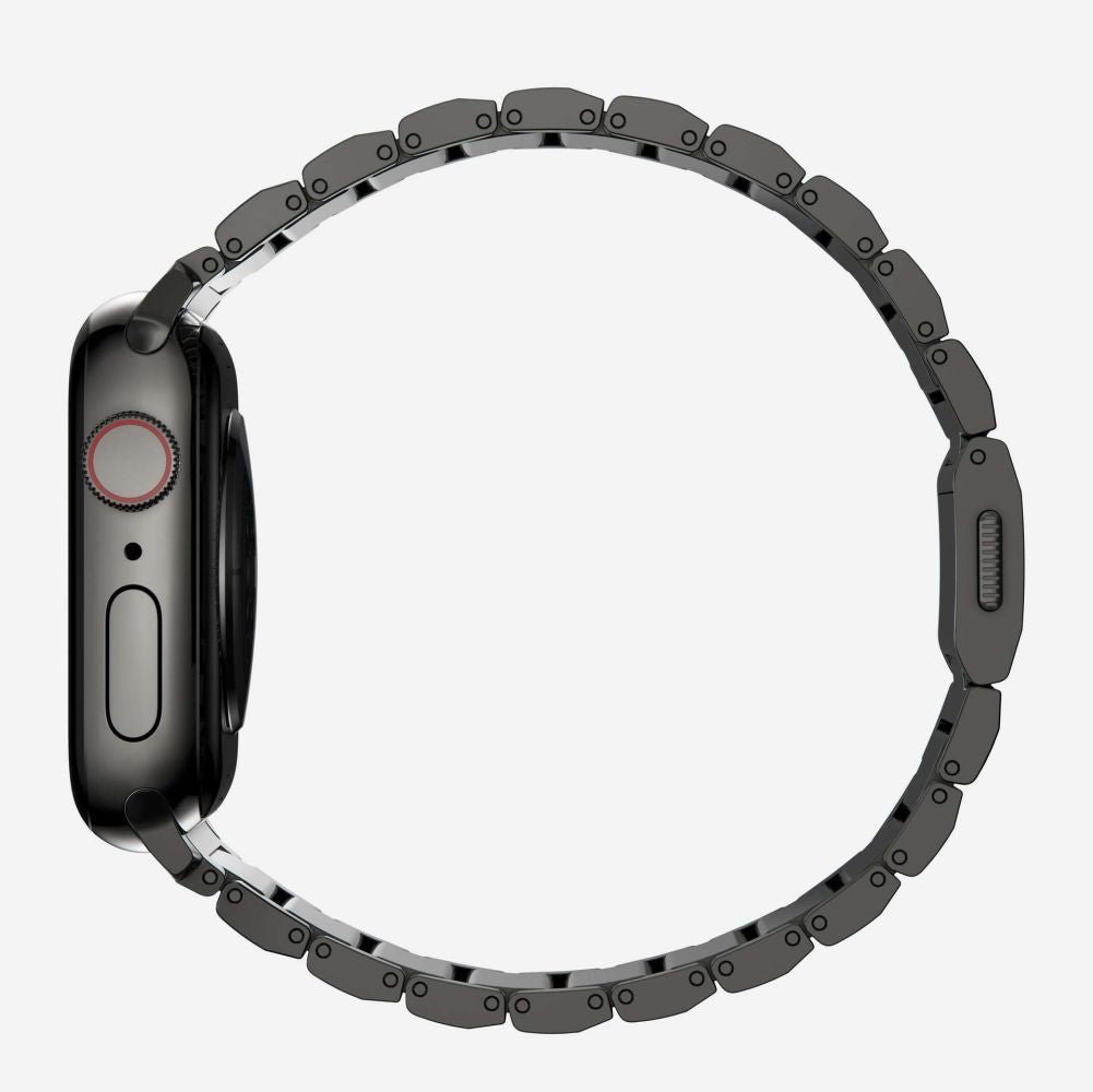 Tech - Protect Λουράκι Apple Watch 8/9/10/11 - SE (1/2/3) - Ultra (1/2/3) – 44/45/46/49mm SteelBand από Ανοξείδωτο Ατσάλι - Black