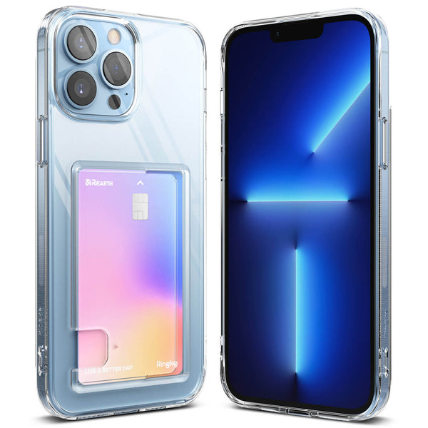 Ringke iPhone 13 Pro Max Fusion Card Σκληρή Θήκη με Πλαίσιο Σιλικόνης - Διάφανη