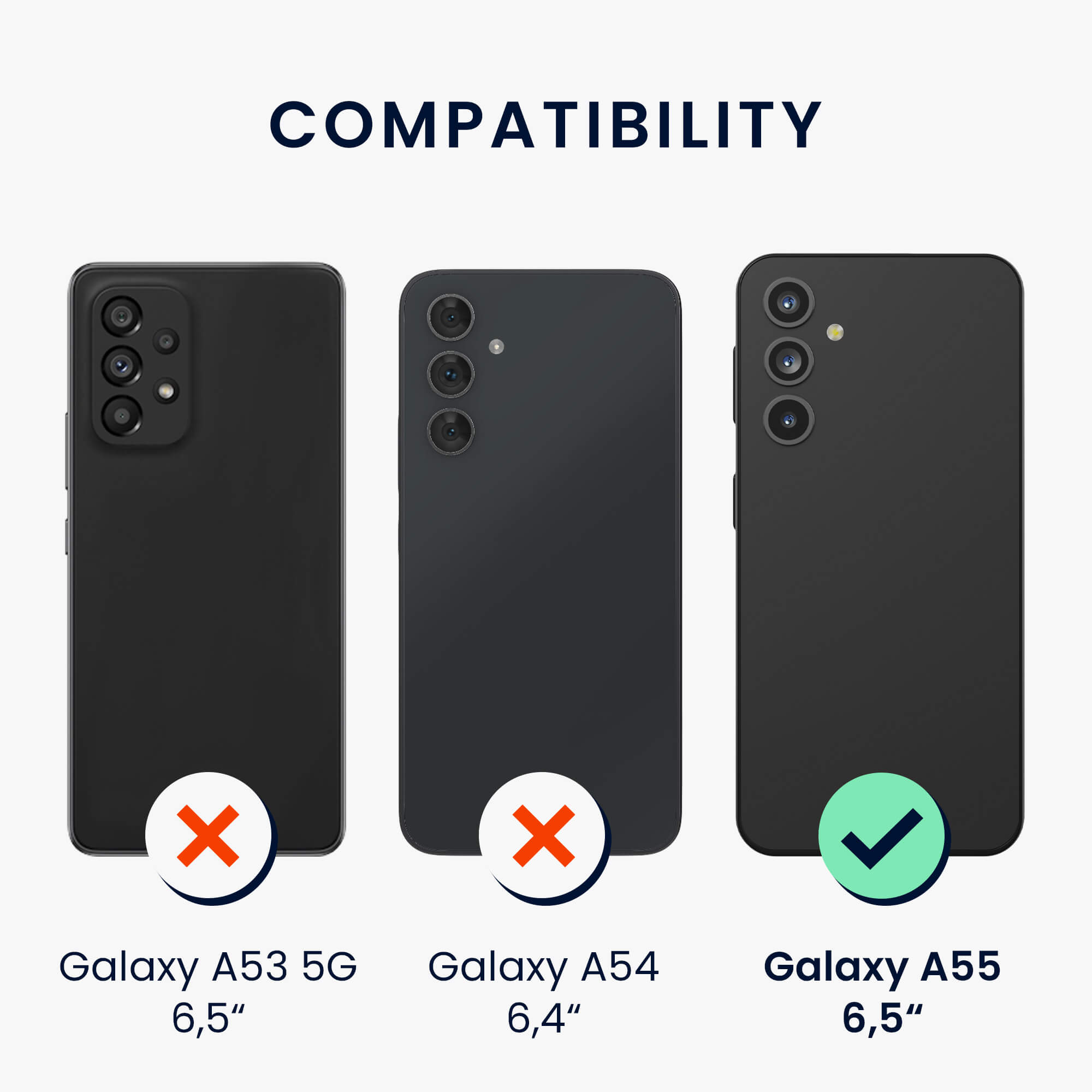 KW Samsung Galaxy A55 5G Λεπτή Θήκη Σιλικόνης TPU - Baltic Blue