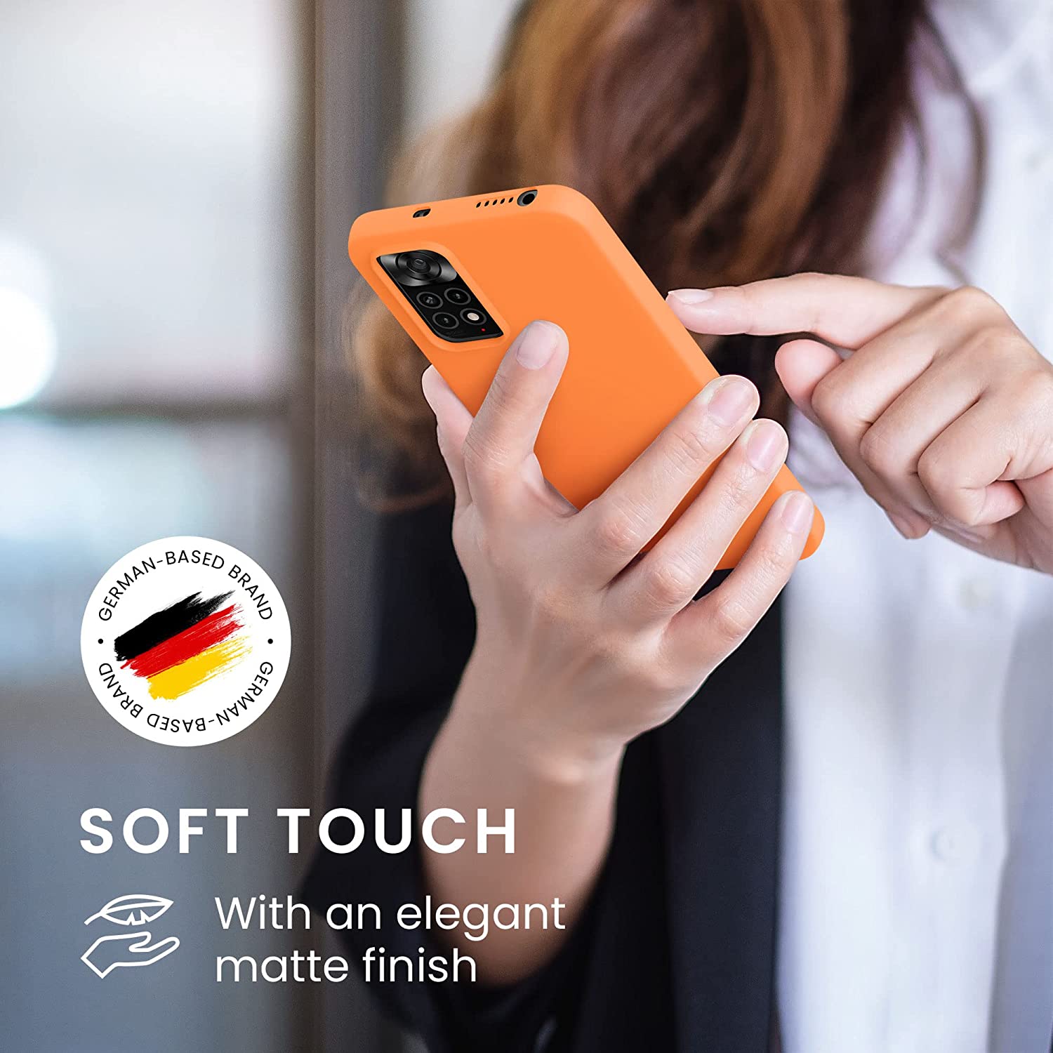 KW Xiaomi Redmi Note 11 / Redmi Note 11S Θήκη Σιλικόνης TPU - Fruity Orange - 57368.150