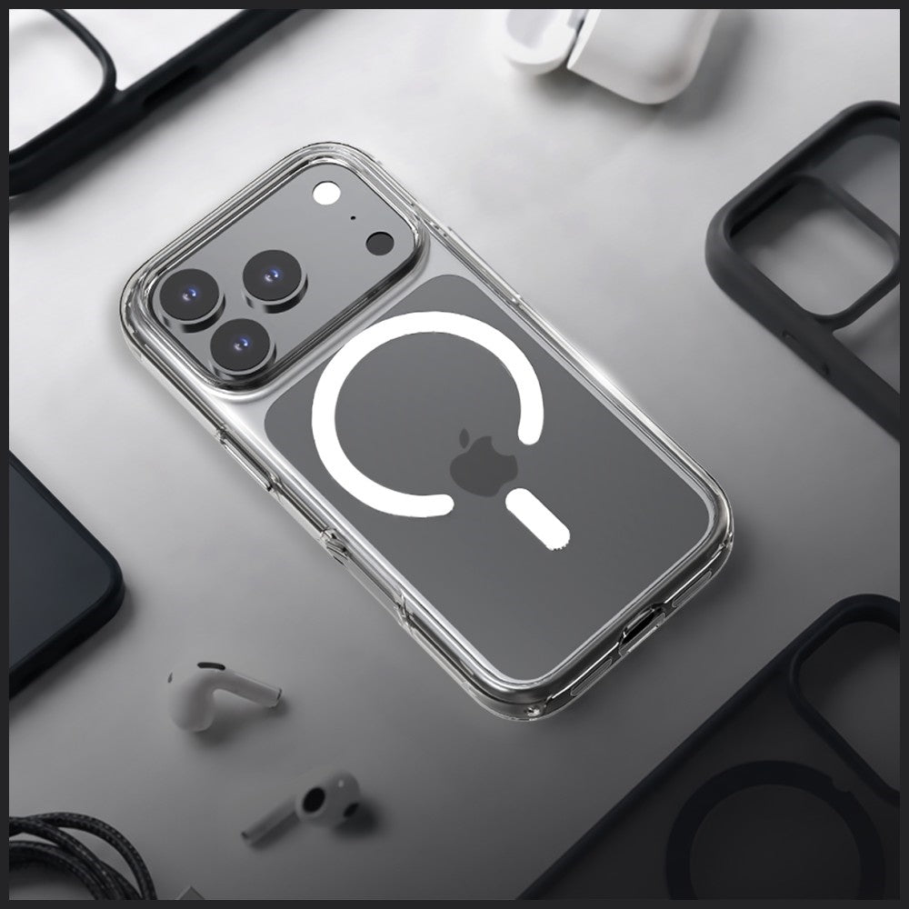Araree  iPhone 18 Pro / iPhone 17 Pro - Σκληρή Θήκη με Πλαίσιο Σιλικόνης MagSafe - Duple M - Clear