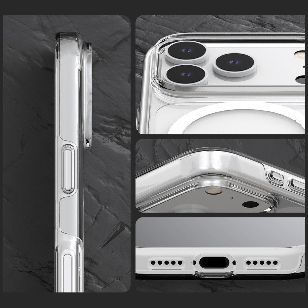Araree  iPhone 18 Pro Max / iPhone 17 Pro Max - Σκληρή Θήκη με Πλαίσιο Σιλικόνης MagSafe - Duple M - Clear