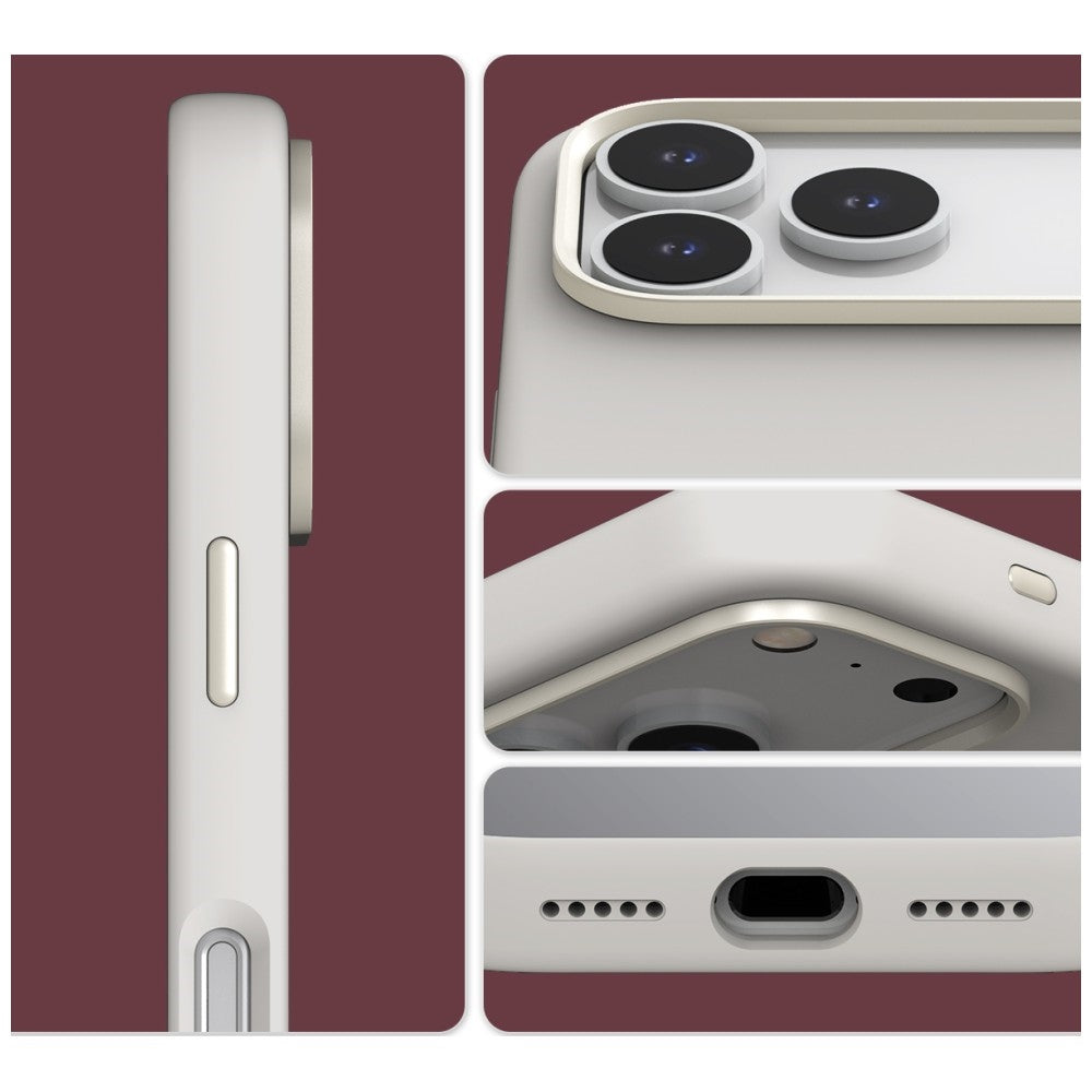 Araree iPhone 18 Pro Max / iPhone 17 Pro Max - Θήκη Σιλικόνης MagSafe - Typo Skin M - White