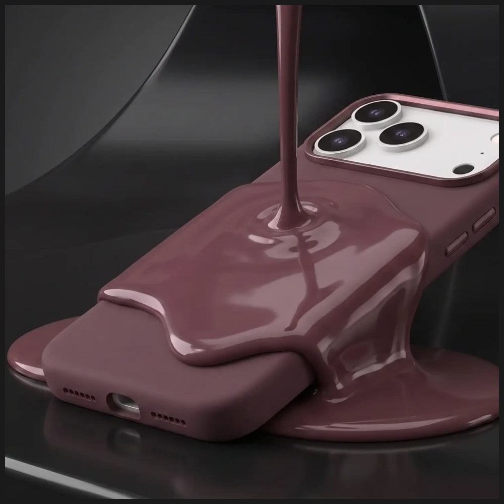 Araree iPhone 18 Pro Max / iPhone 17 Pro Max - Θήκη Σιλικόνης MagSafe - Typo Skin M - Burgundy