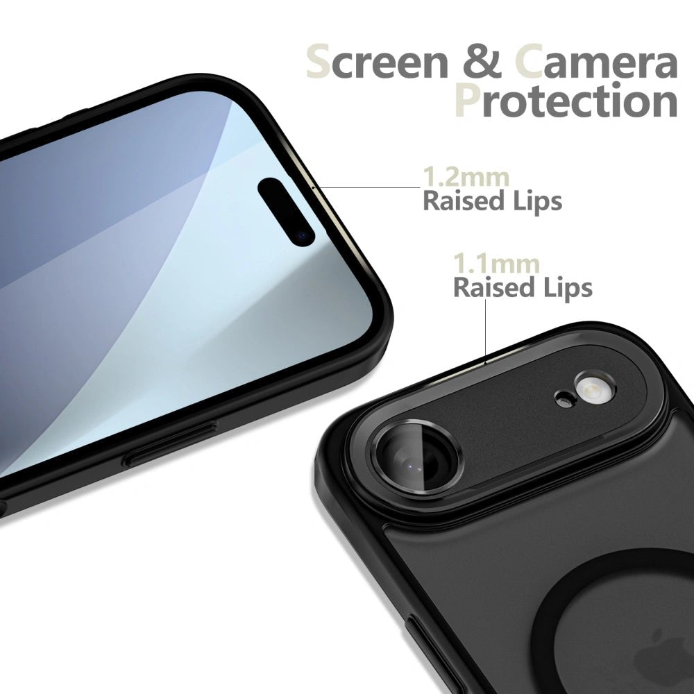 Tech - Protect iPhone Air - MagCam MagSafe - Σκληρή Θήκη με Πλαίσιο Σιλικόνης και Προστασία Κάμερας - Matte Black