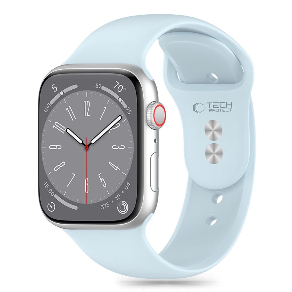 Tech - Protect Λουράκι Apple Watch 4/5/6/7/8/9/10/11 - SE (1/2/3) - 40/41/42mm Silicone Σιλικόνης - Sky Blue