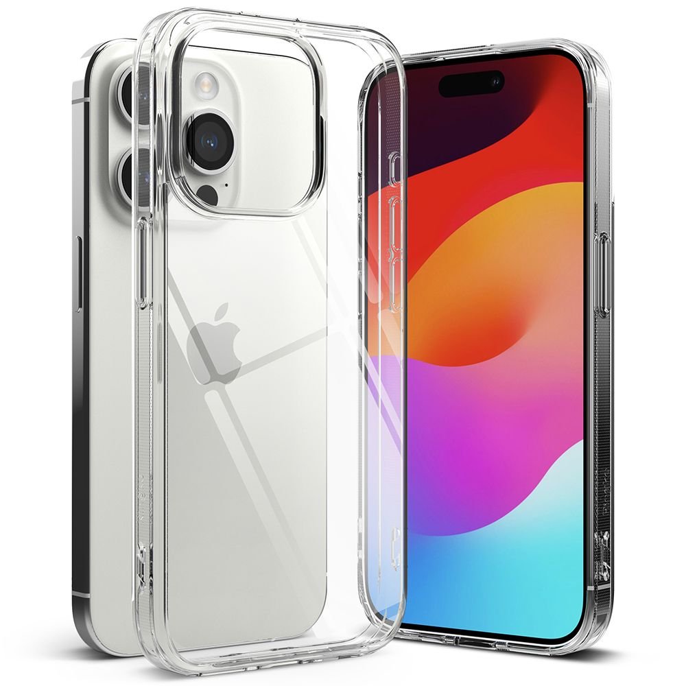 Ringke iPhone 15 Pro Max Fusion Σκληρή Θήκη με Πλαίσιο Σιλικόνης - Διάφανη