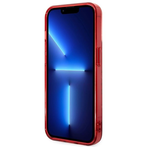 Guess iPhone 14 Pro Max Bandana Paisley Σκληρή Θήκη με Πλαίσιο Σιλικόνης - Red - GUHCP14XHGBNHR