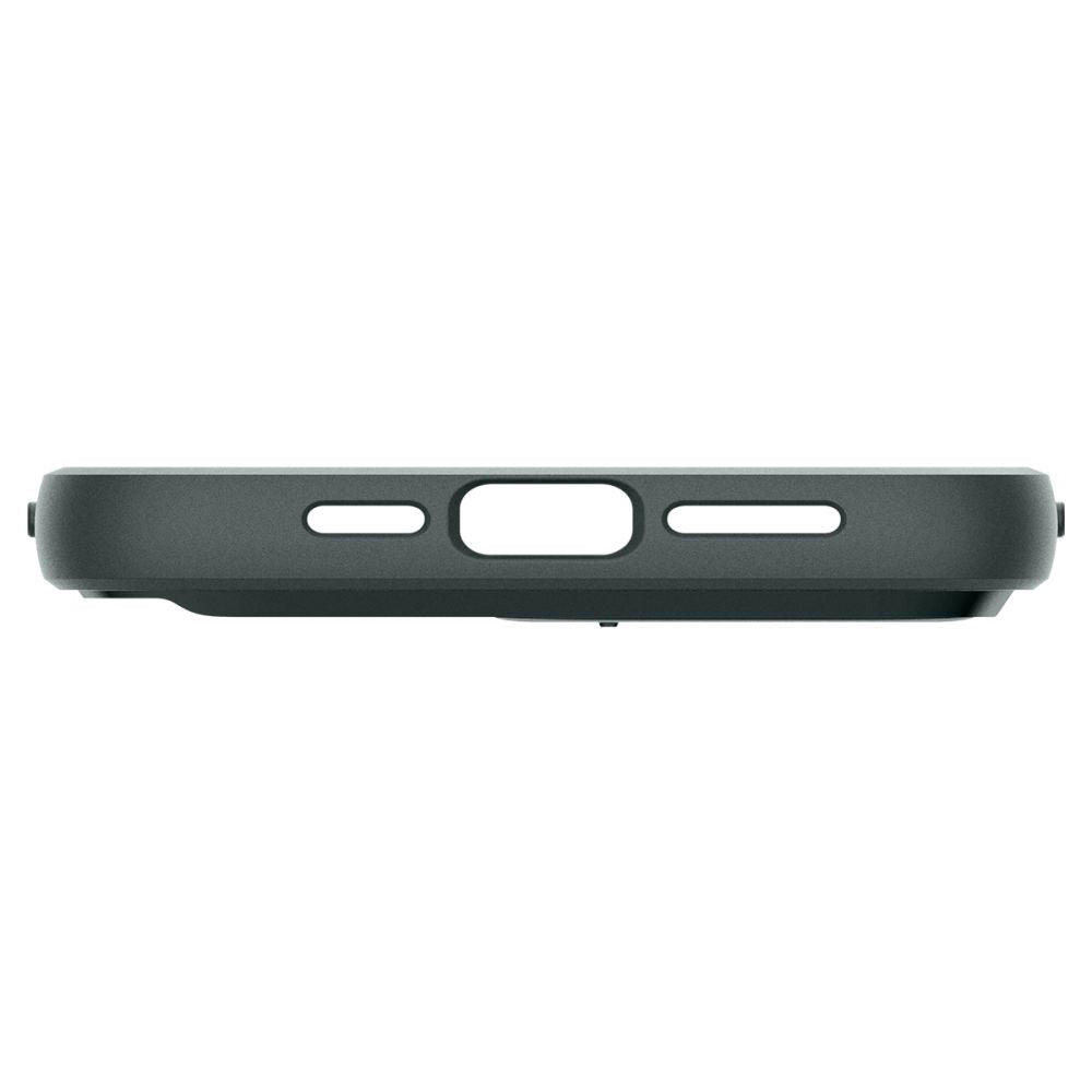 Spigen iPhone 15 Pro Optik Armor Mag Θήκη Σιλικόνης με Κάλυμμα για την Κάμερα και MagSafe - Abyss Green