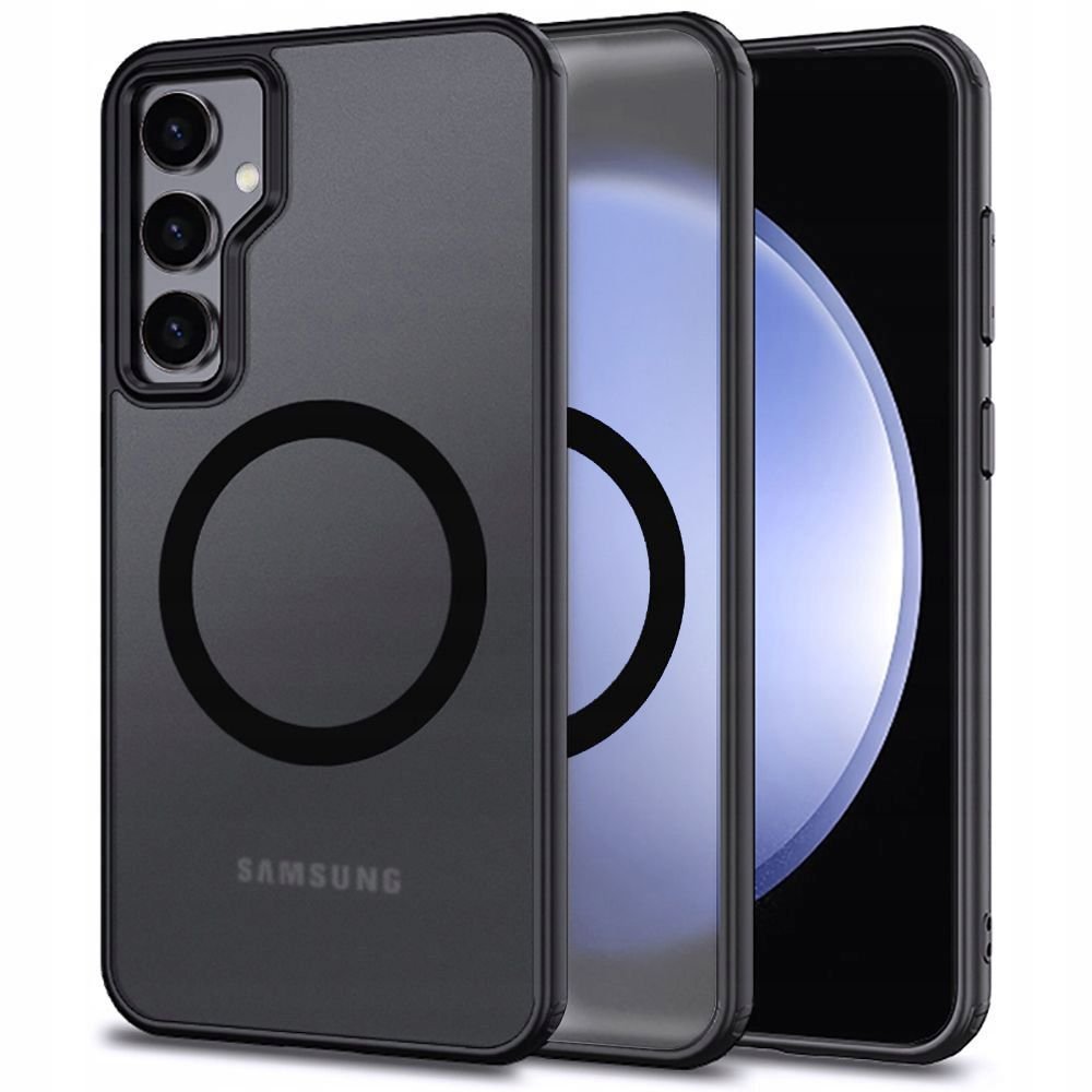 Tech - Protect Samsung Galaxy A35 5G MagMat Σκληρή Θήκη με Πλαίσιο Σιλικόνης και MagSafe - Matte Black