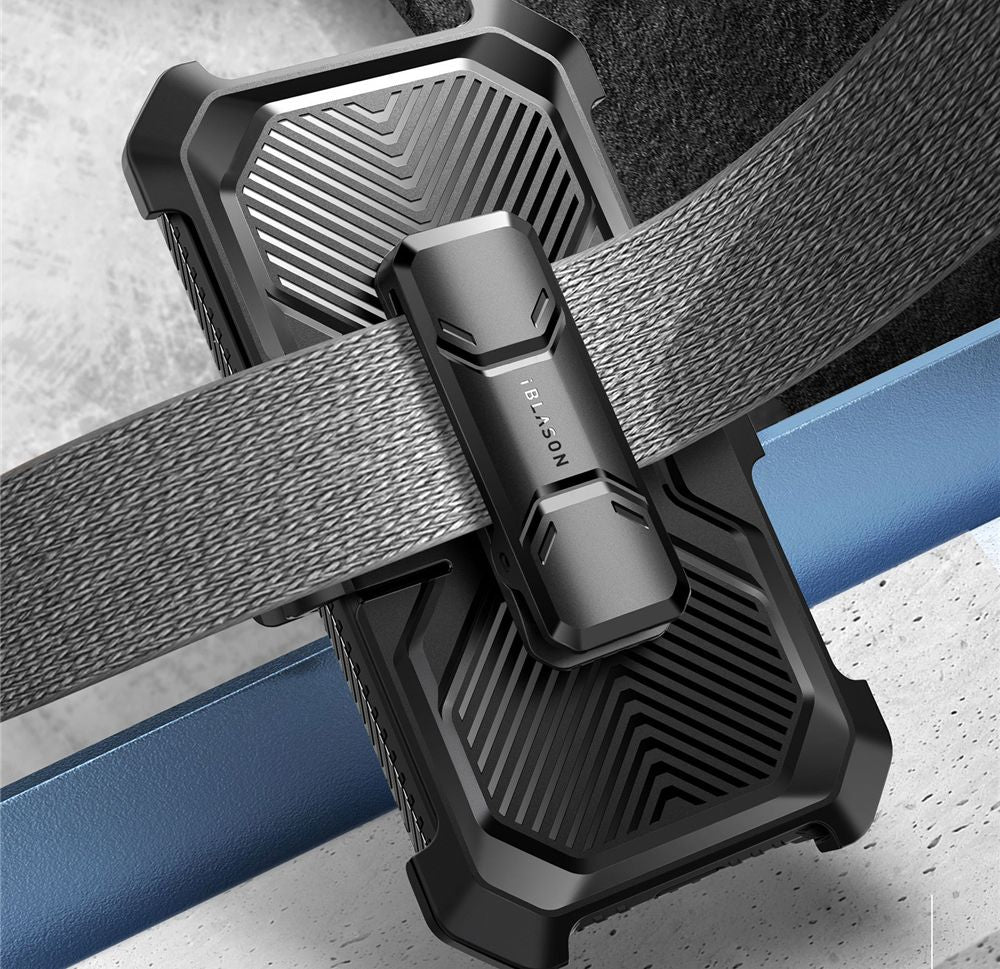 Supcase Samsung Galaxy S24 FE Armorbox Σκληρή Θήκη με Προστασία Οθόνης και Stand - Black