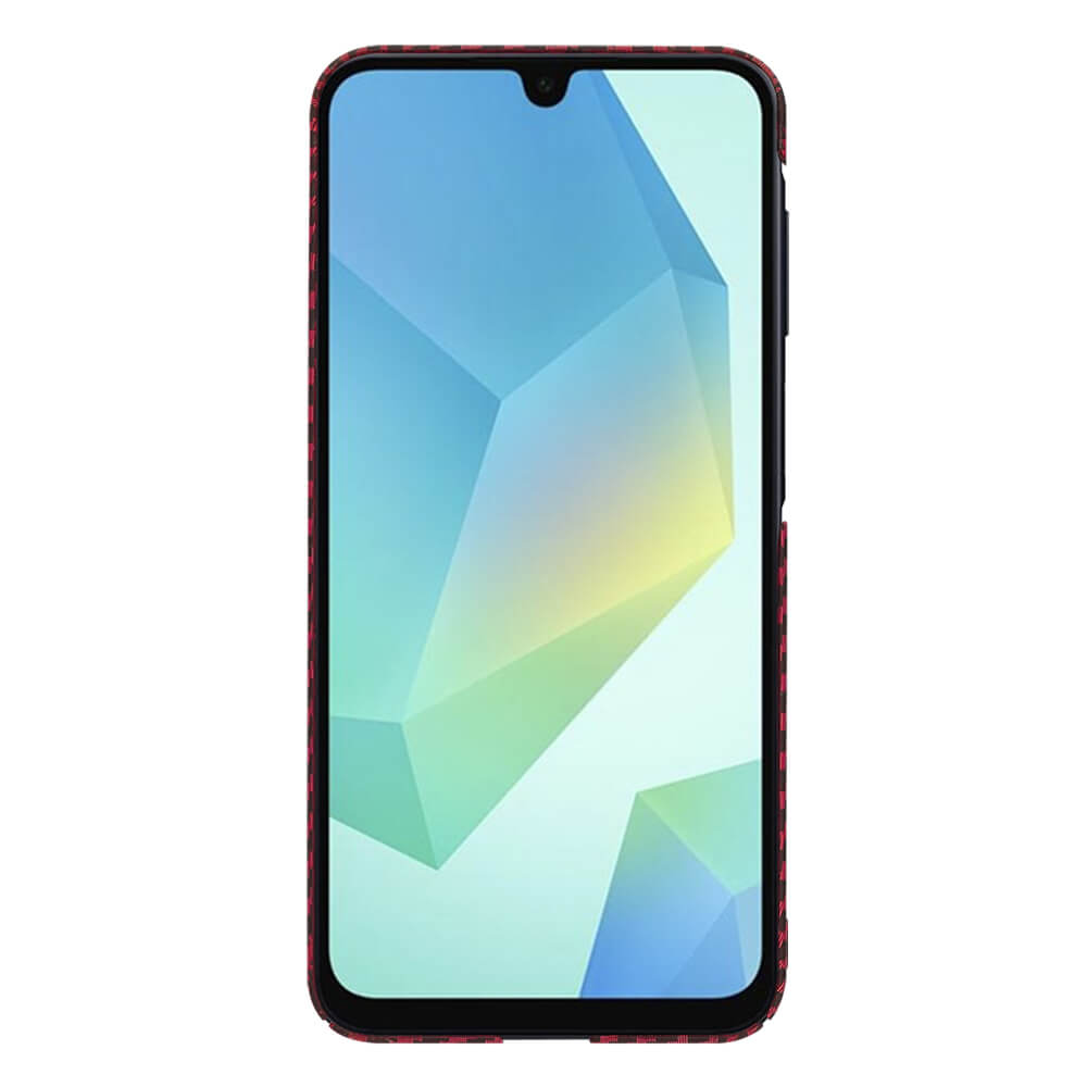 Techsuit Samsung Galaxy A16 4G / A16 5G Σκληρή Θήκη Carbonite FiberShell - Red