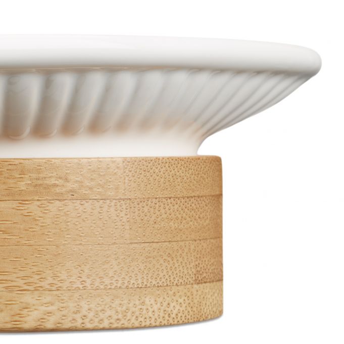 Relaxdays Αξεσουάρ Μπάνιου - White / Natural - 4052025222055