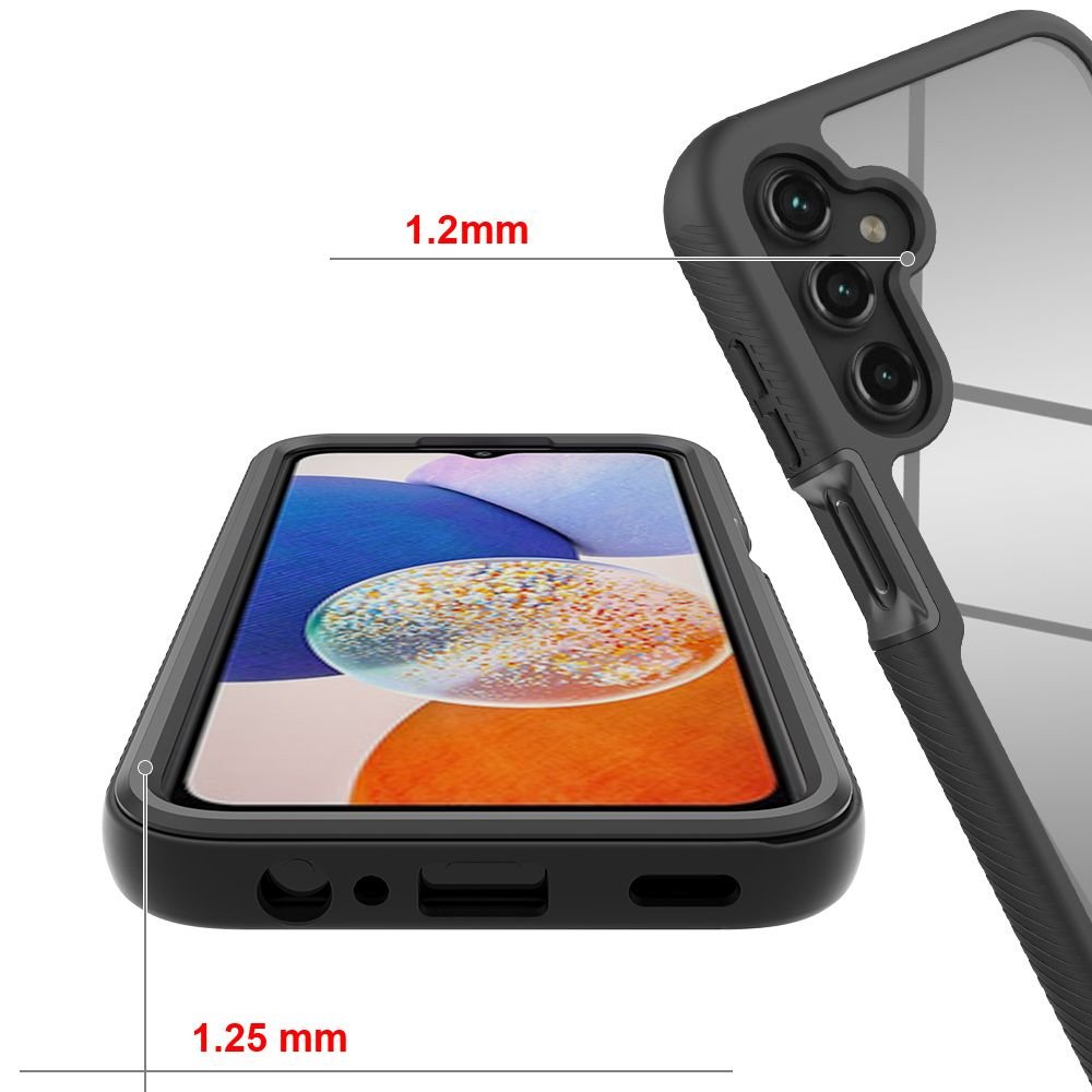 Tech - Protect Samsung Galaxy A15 4G / A15 5G Defense Θήκη 360 Full Body - Black