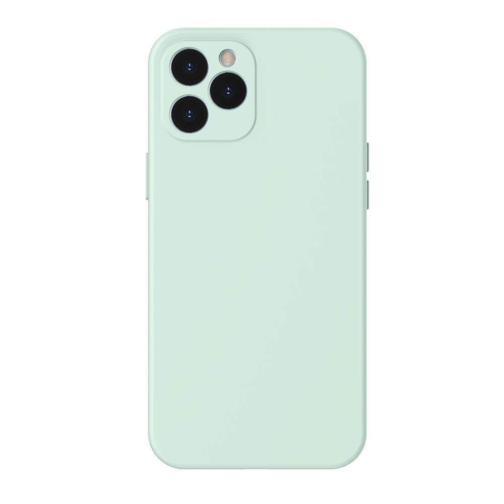 Baseus iPhone 12 Pro Jelly Liquid Silica Gel Θήκη Σιλικόνης - Mint Green - WIAPIPH61P - YT6B