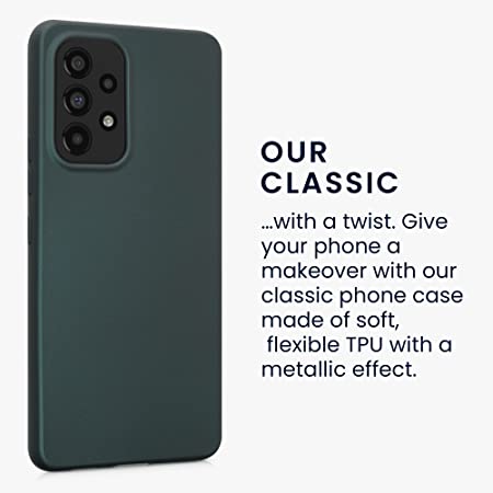 KW Samsung Galaxy A53 5G Θήκη Σιλικόνης TPU - Metallic Petrol - 57958.14