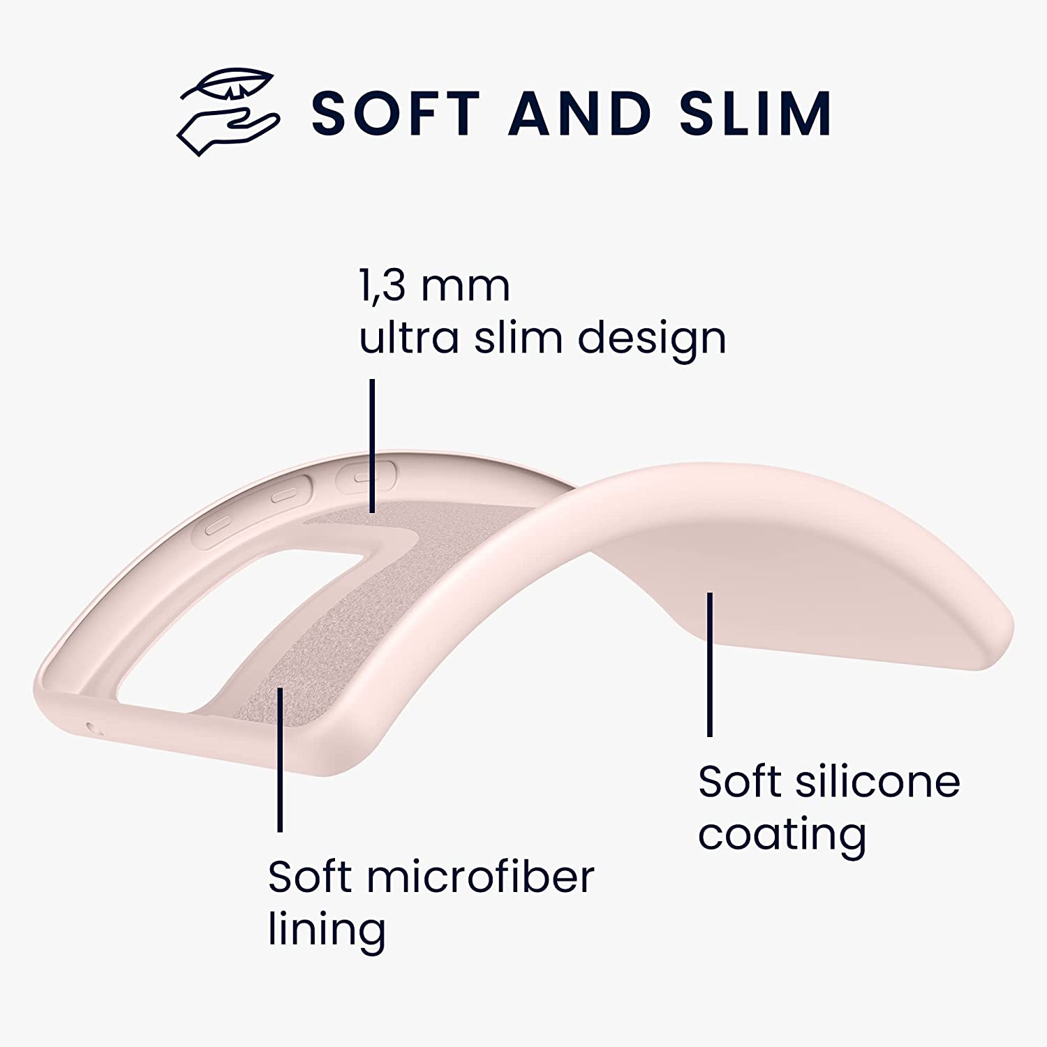 KW Samsung Galaxy A53 5G Θήκη Σιλικόνης Rubberized TPU - Coconut Swirl - 58051.225