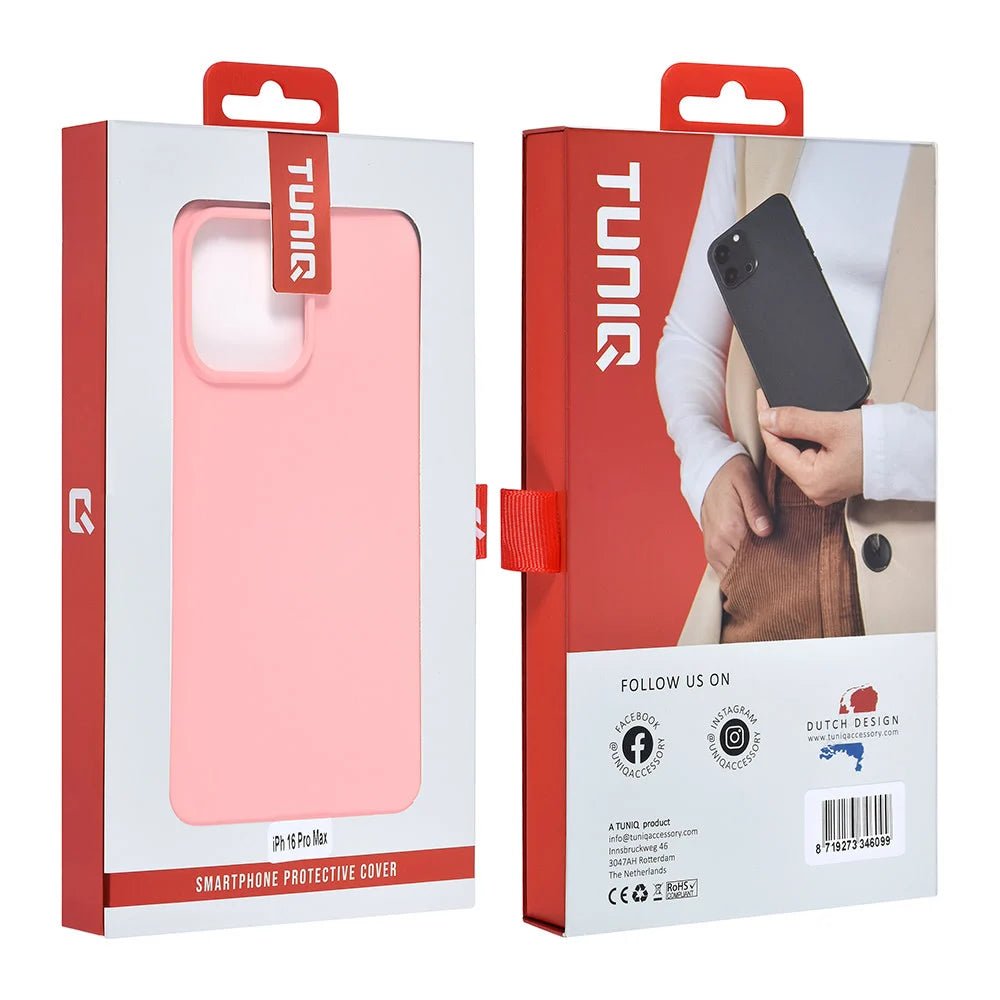 Tuniq iPhone 16 Pro Max Θήκη Σιλικόνης - Pink