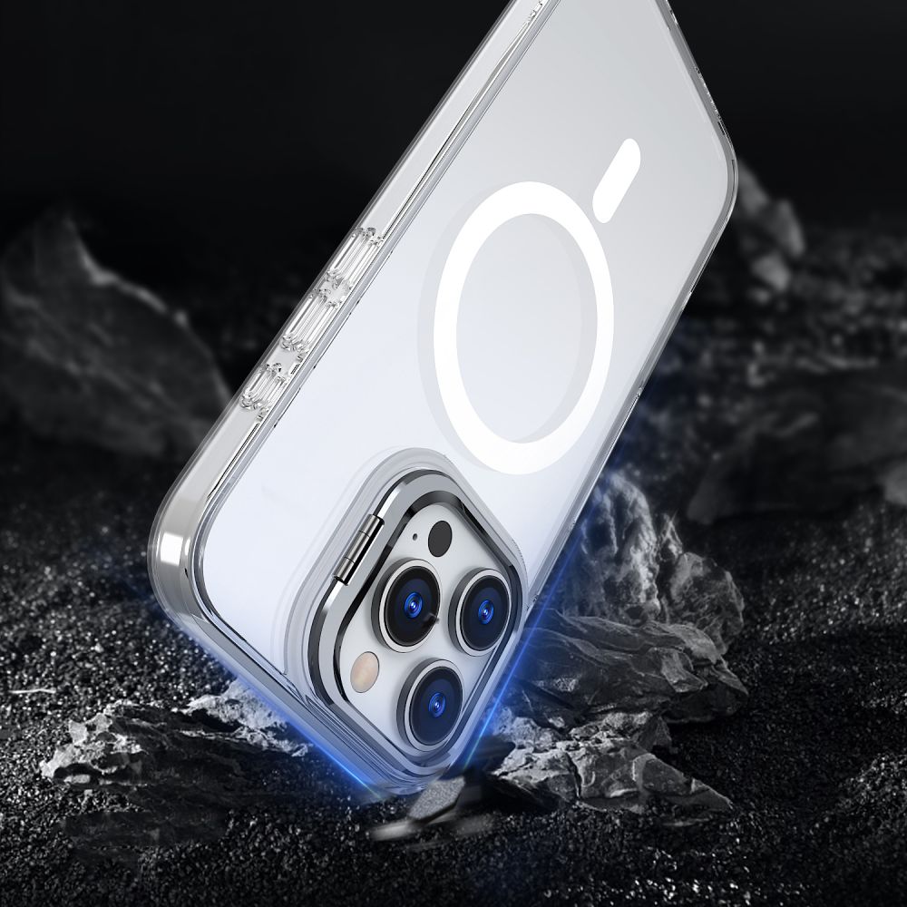 Tech - Protect iPhone 16 Pro Max Magstand MagSafe Σκληρή Θήκη με Πλαίσιο Σιλικόνης και Stand - Clear