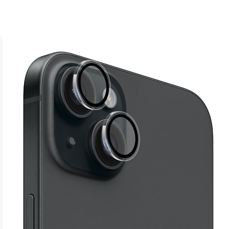 Mobile Origin Easy Lens Guards iPhone 15 / iPhone 15 Plus - Προστασία Κάμερας - Αντιχαρακτικό Γυαλί - Διάφανο