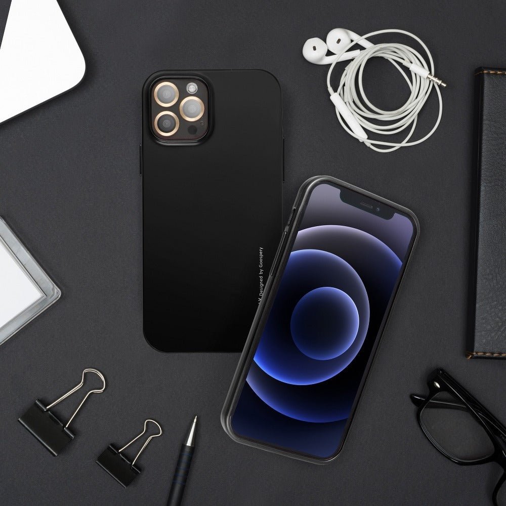 Mercury i - Jelly Premium Slim Case for iPhone 13 Pro - Black