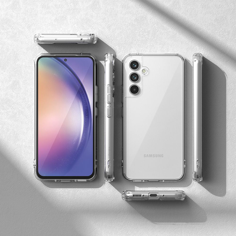 Ringke Samsung Galaxy A54 5G Fusion Σκληρή Θήκη με Πλαίσιο Σιλικόνης - Διάφανη
