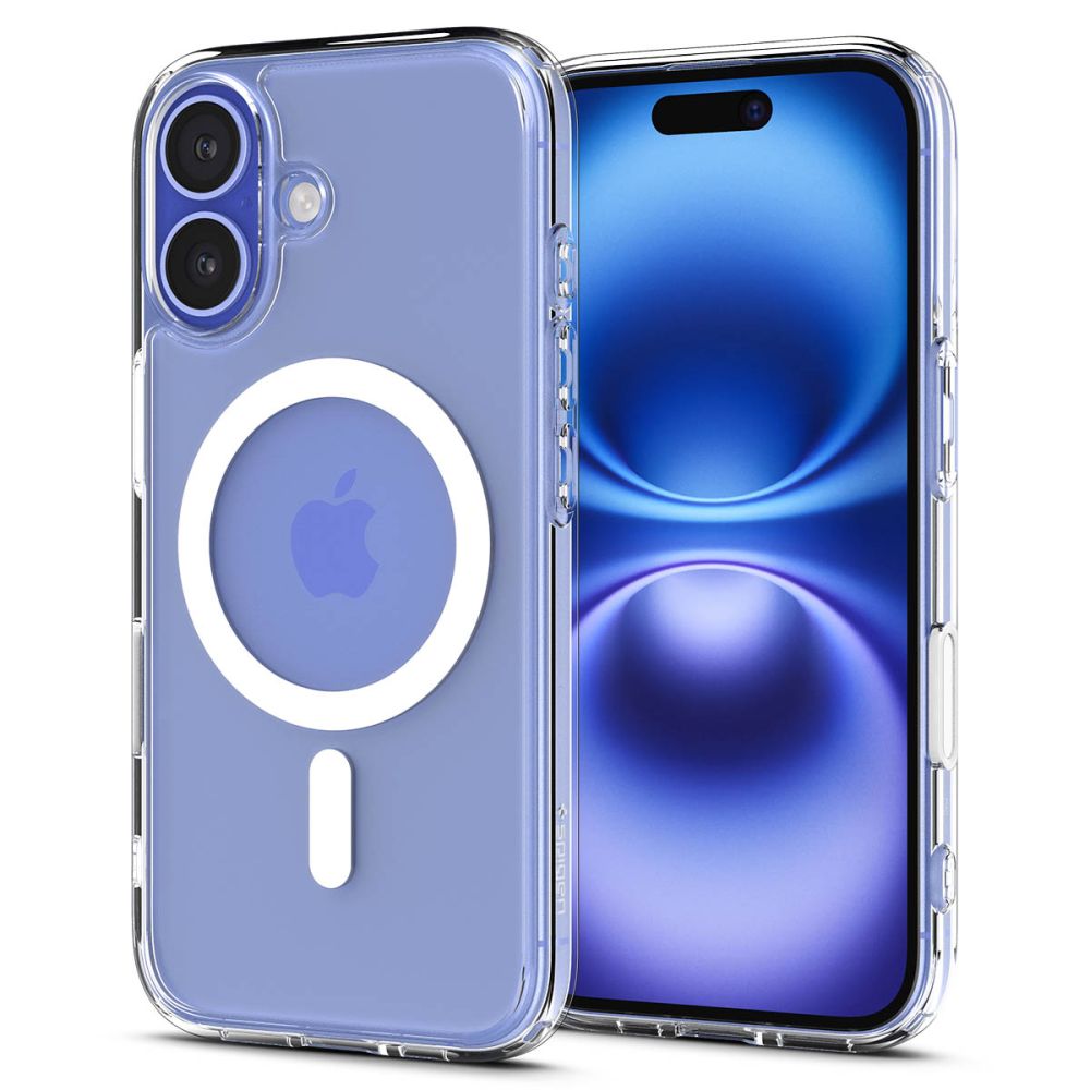 Spigen iPhone 16 Ultra Hybrid T Mag Σκληρή Θήκη με Πλαίσιο Σιλικόνης με MagSafe - White