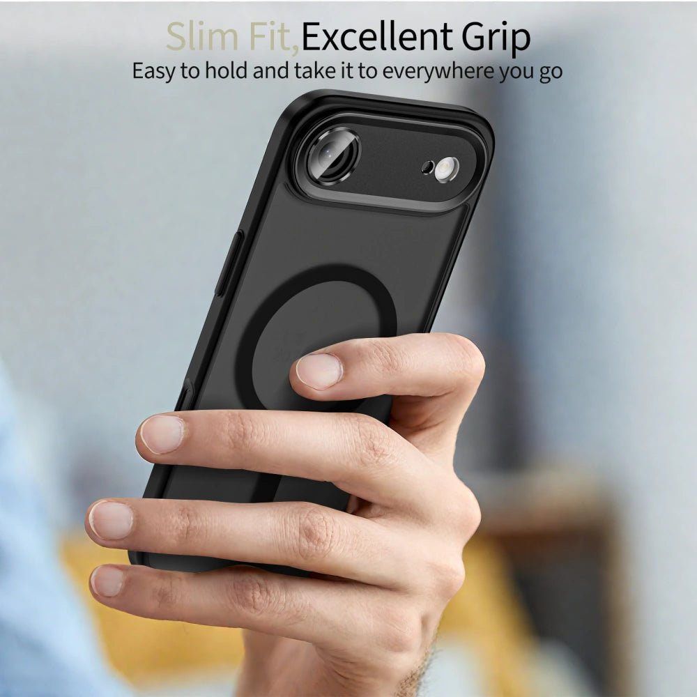 Tech - Protect iPhone Air - MagCam MagSafe - Σκληρή Θήκη με Πλαίσιο Σιλικόνης και Προστασία Κάμερας - Matte Black