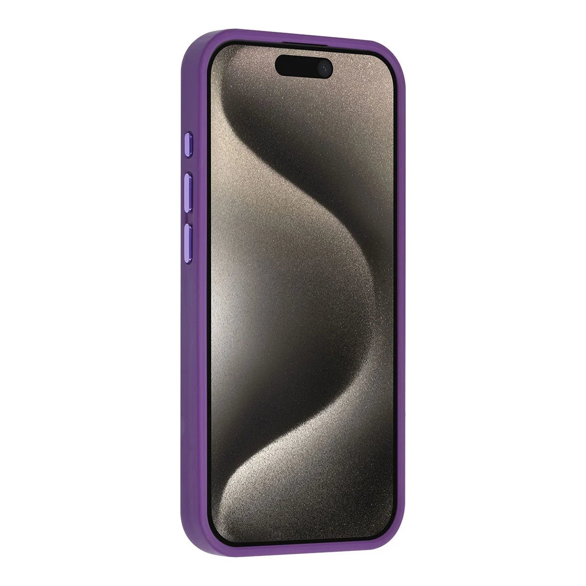 Tuniq iPhone 15 Pro - Σκληρή MagSafe Θήκη με Περιστρεφόμενο Δαχτυλίδι Συγκράτησης - Μοβ