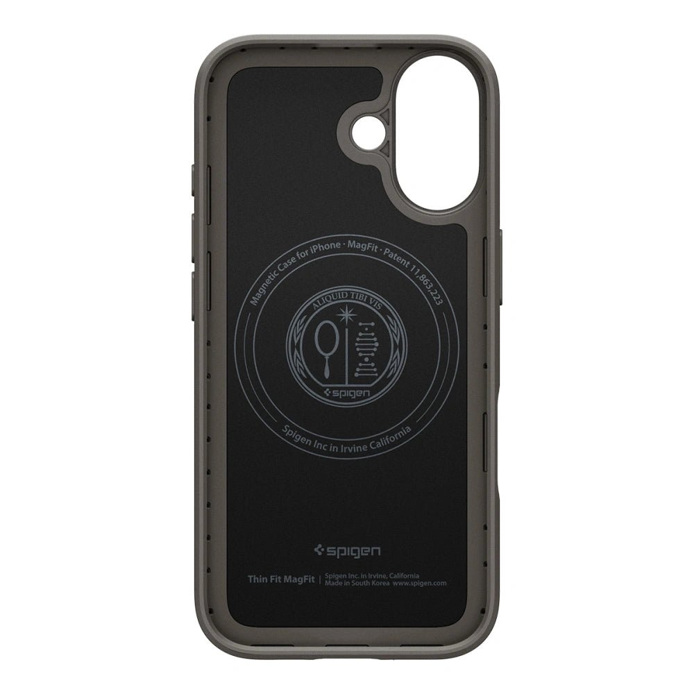 Spigen iPhone 17 - Thin Fit Mag - Σκληρή Θήκη με MagSafe - Gunmetal