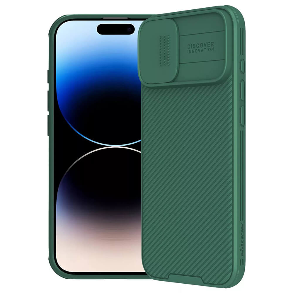 Nillkin iPhone 16 Plus CamShield Pro Σκληρή Θήκη με Κάλυμμα για την Κάμερα - Green