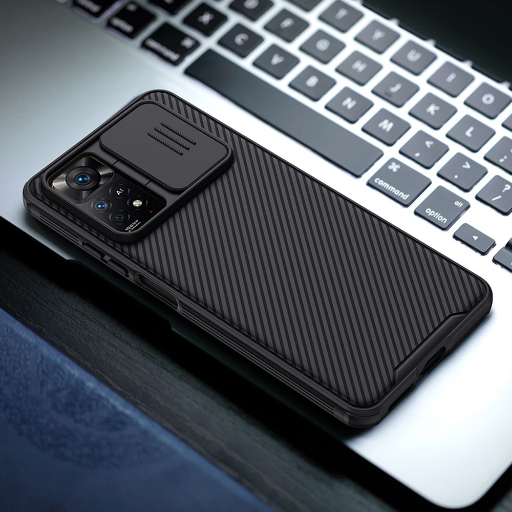 Nillkin Xiaomi Redmi Note 11 Pro / Note 11 Pro 5G CamShield Pro Σκληρή Θήκη με Κάλυμμα για την Κάμερα - Black