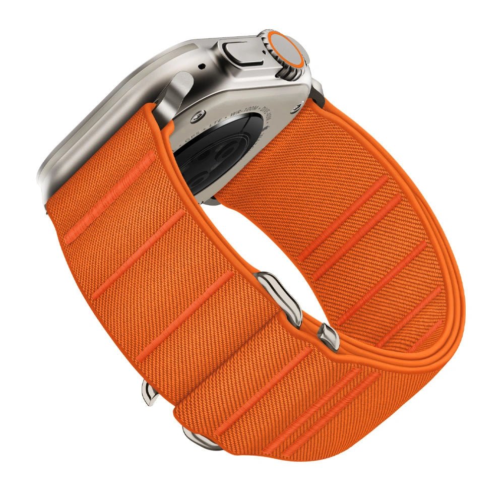 Tech - Protect Λουράκι Apple Watch 8/9/10/11 - SE (1/2/3) - Ultra (1/2/3) – 44/45/46/49mm Nylon Slip - Orange