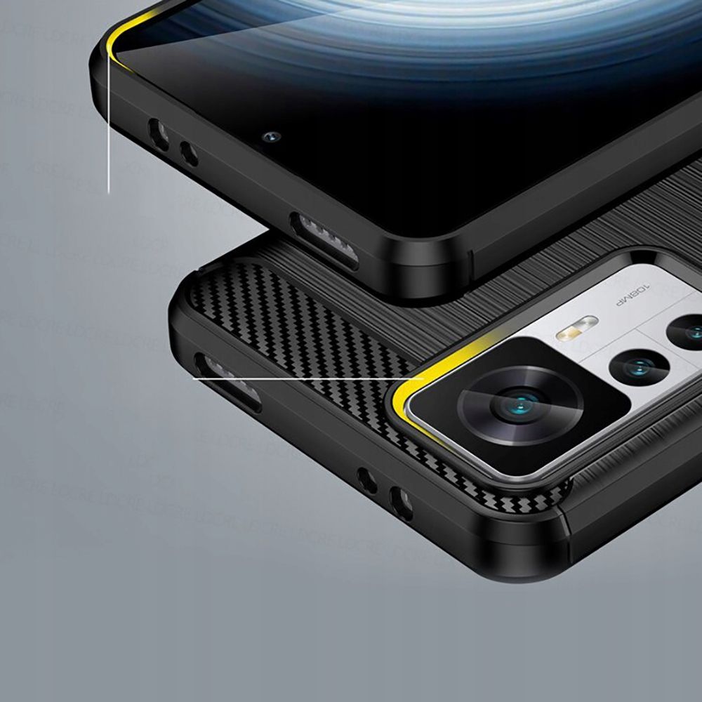 Tech - Protect Xiaomi 12T / 12T Pro Θήκη Rugged Carbon TPU - Black