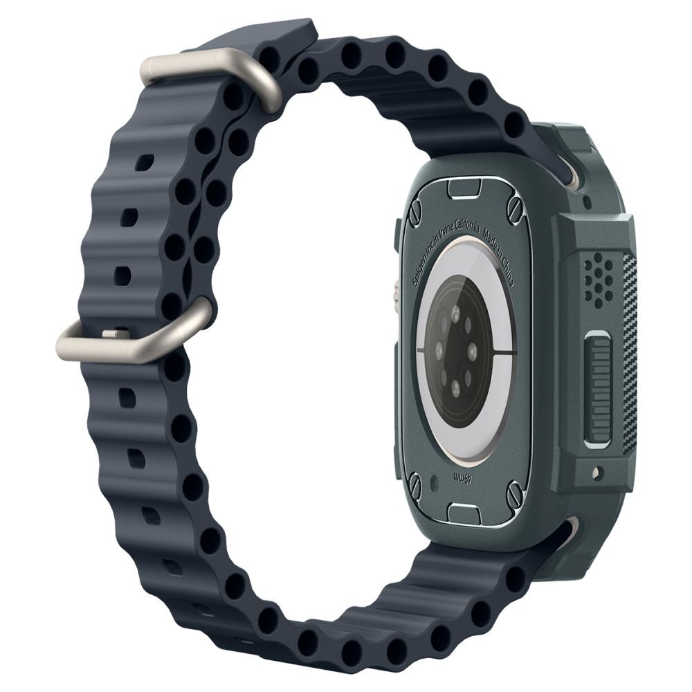 Spigen Θήκη Apple Watch Ultra (1/2/3) - 49mm Rugged Armor - Abyss Green